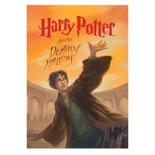 Harry Potter and the Deathly Hallows Book Cover MightyPrint Wall Art Print